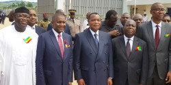 DCC 2 L-R Representative of President Mohammadu Buhari, the Minister of Mines and Steel Development,